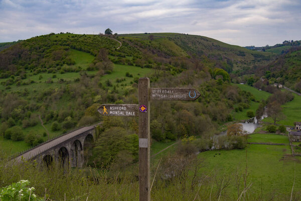 View from Monsal Dale, Derbyshire
