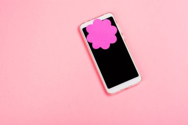 boş ekran ile cep telefonu