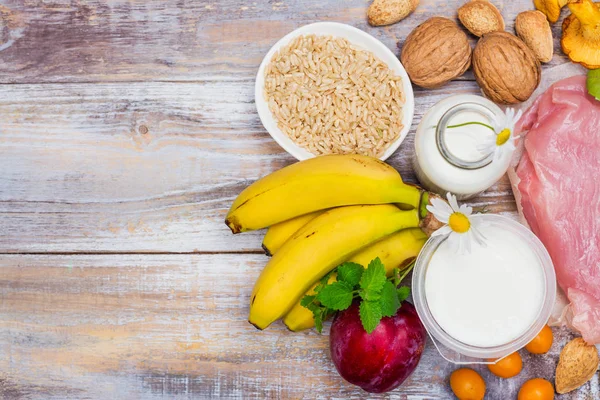 Alimentos que contêm melatonina — Fotografia de Stock