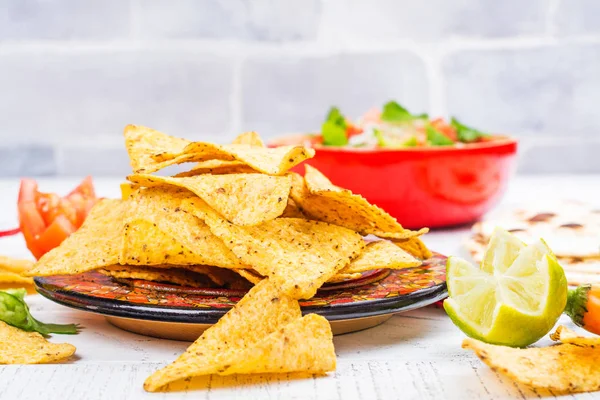 Meksika tortilla cips — Stok fotoğraf