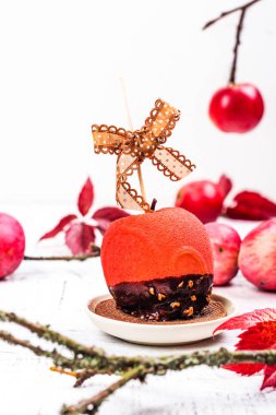 Cadılar Bayramı şeker elma tatlısı