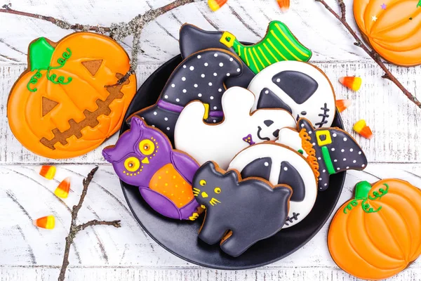Assortment of gingerbread cookies — Stock Photo, Image