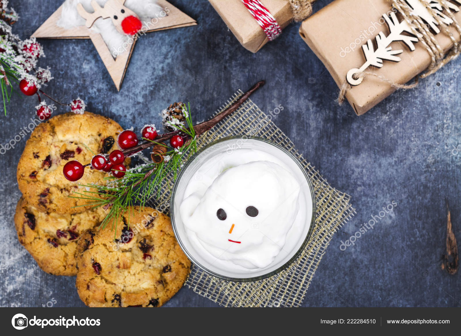 Eggnog and cookies for Santa Stock Photo by ©happy_lark 222284510