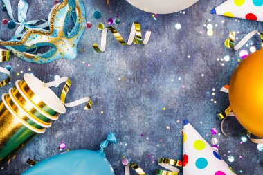 Karnaval arka plan aksesuarı ile