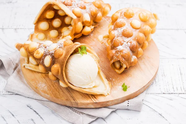 Waffles de bolhas de Hong Kong — Fotografia de Stock