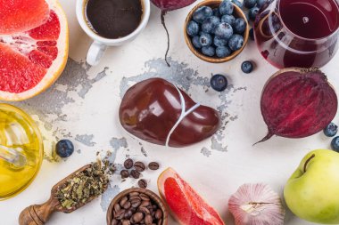 Gıdalar sağlıklı karaciğer için