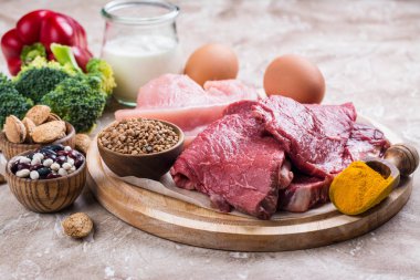 Gıdalar kas oluşturmak için