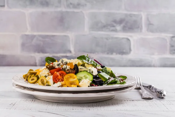 Delicious homemade cobb salad — Stock Photo, Image