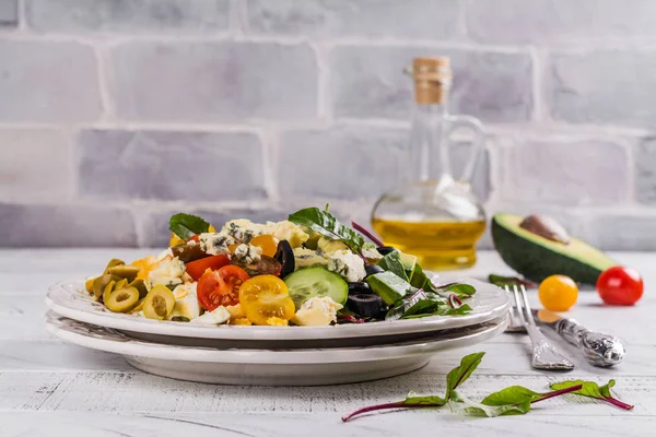 Delicious homemade cobb salad — Stock Photo, Image