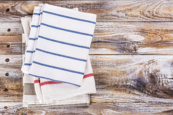 Składane ręczniki kuchenne — Zdjęcie stockowe