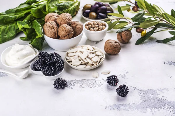 Fertility Foods assortment — Stock Photo, Image