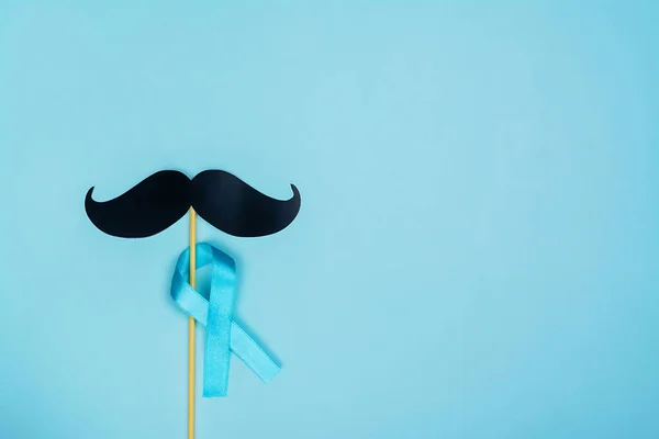 Movember fundo, espaço de cópia — Fotografia de Stock