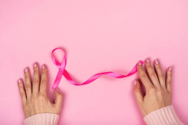 Breast cancer awareness background — Stock Photo, Image