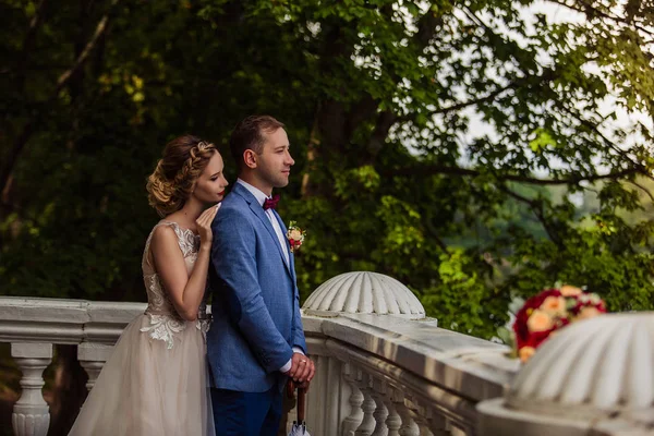 Marito e moglie nel giorno del vostro matrimonio / fidanzamento — Foto Stock