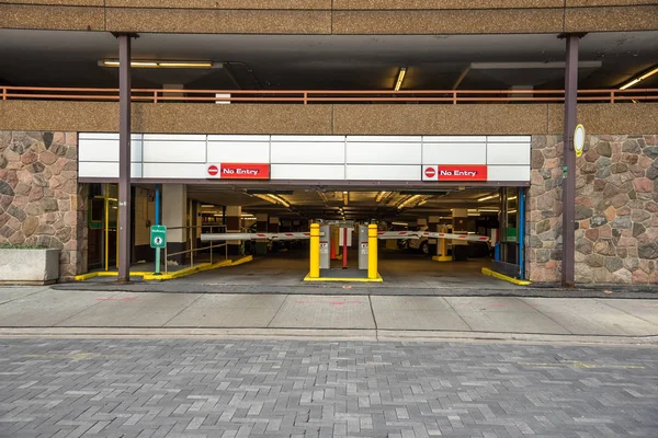 Pemandangan Exit Multi Storey Parking Garage Downtown Toronto Kanada — Stok Foto
