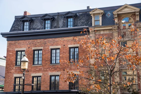 Historisches Backsteingebäude Toronto Altstadt Einem Sonnigen Herbsttag Ontario Kanada — Stockfoto