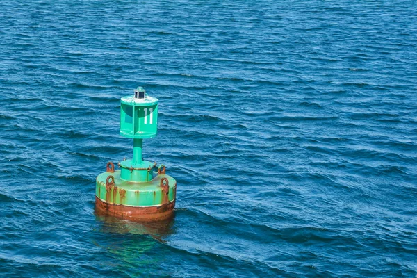 Boya Flotante Verde Entrada Puerto Cape Cod Estados Unidos — Foto de Stock