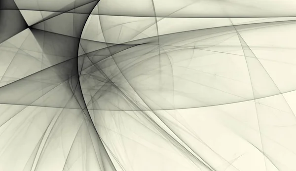 Vacker svart och vit bakgrund av glödande partiklar och linjer med skärpedjup och bokeh. 3D illustration, 3d render — Stockfoto