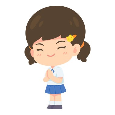 Maaş alan kız öğrenci, Kawaii Çizgi Film Karakter Çizimi