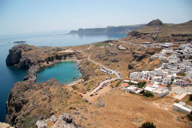 Lindos Adası üzerinde bay