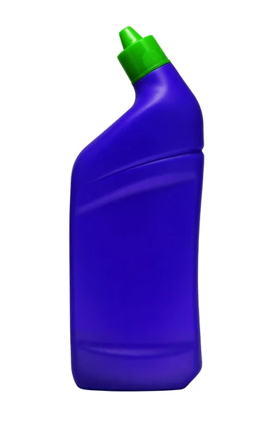 Σκούπα σε πράσινο μπουκάλι με καπάκι κόκκινο — Φωτογραφία Αρχείου