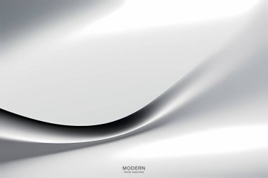 Soyut beyaz ve gri arka plan. vektör soyut geometrik arkaplan tasarım şablonu.