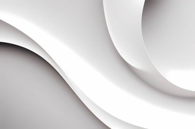 3d görüntüleme beyaz ve beyaz arkaplan