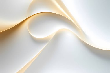 Dalgalı çizgileri olan soyut altın arkaplan.