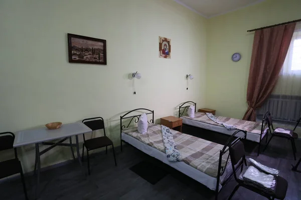 ウクライナのリヴィウ2020年5月29日 有料の独房の一般的な見解は 2020年5月29日にウクライナのリヴィウの公判前刑務所で見られる ウクライナ法務省は2020年4月に有給独房の創設を発表した — ストック写真