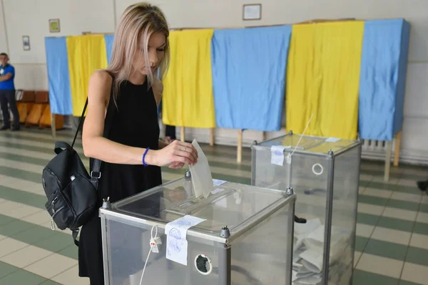 Sokal Ucrania Julio 2019 Elecciones Ucrania Sokal Región Occidental Ucrania —  Fotos de Stock