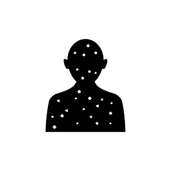 Икона Краснухи Модный Плоский Вектор Значок Краснухи Белом Фоне Знак — стоковый вектор