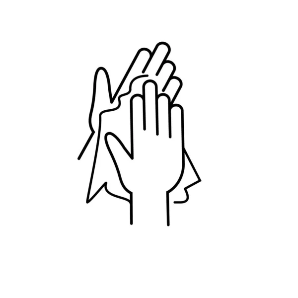 Ikone Der Händewaschanlage Vektor Trendsymbol Modernes Design — Stockvektor