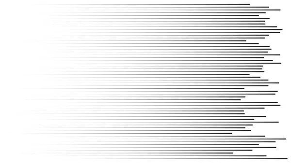 Speedlines Hintergrund Schwarzer Streifen Vektorillustration — Stockvektor