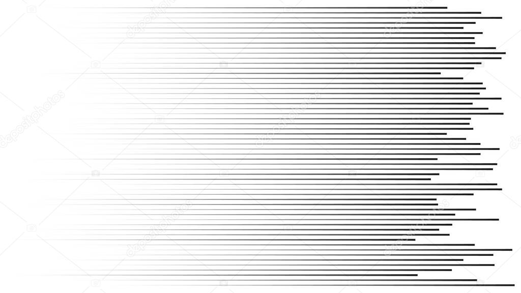 Speed lines background. Black stripe. Vector illustration