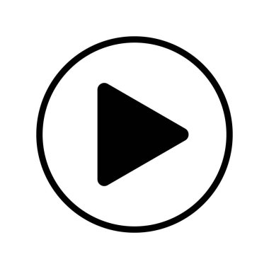 Beyaz üzerine ok simgesi. Vektör işareti. İmleç simgesi