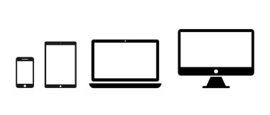 Beyaz zemin üzerinde izole edilmiş modern düz tasarım karşıt simge