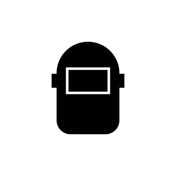 Ikona Wektora Maski Spawalniczej Znak Bezpieczeństwa Konstrukcji — Wektor stockowy
