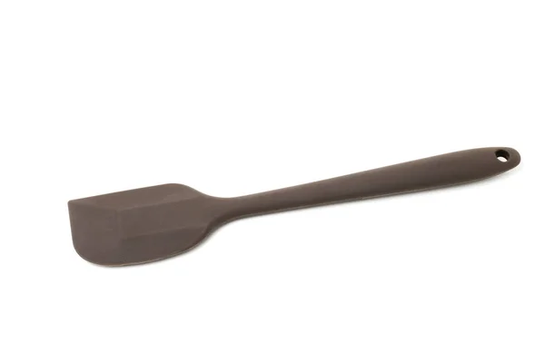Silicone kitchen spatula isolated on a white background. — Stock Photo, Image