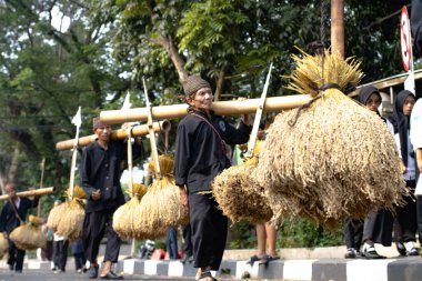 Cakarta, Endonezya - 23 Eylül 2025: Güney Banten Kasepuhan Yerli Topluluğundan Muazzam Ngarengkong.