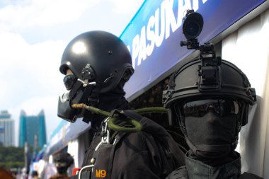 Jakarta, Endonezya - 21 Eylül 2025: Endonezya Hava Kuvvetleri.