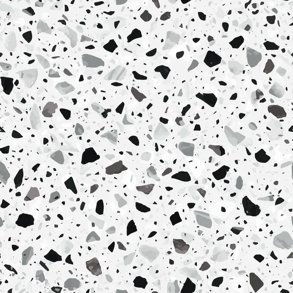 Terrazzo padló vektor varrat nélküli mintát a világos színek — Stock Vector