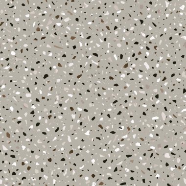 Terrazzo döşeme vektör seamless modeli toprak renkleri