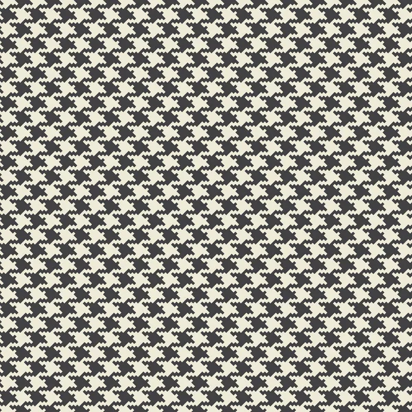 Vektör houndstooth kumaş seamless modeli. İki renk Tekstil süsleme