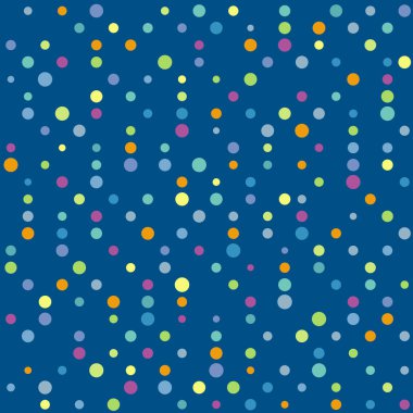 Vektör kesintisiz renkli nokta deseni, çok renkli doku