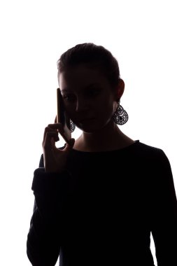 Genç bir kadın arıyor - siluet