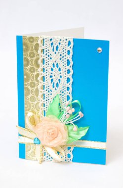 Güzel çeşitli el yapımı tebrik kartları