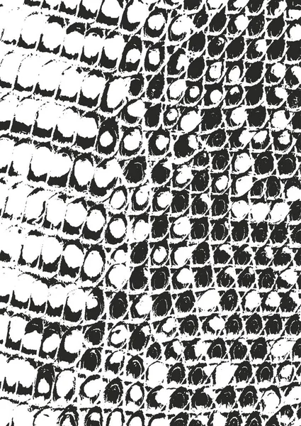 Texture Surcouche Cuir Crocodile Serpent Fond Vectoriel Grunge — Image vectorielle