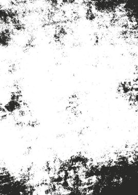 Çatlamış beton, taş ya da asfaltın sıkıntılı örtülü dokusu. Grunge 'un arka planı. soyut yarım ton vektör çizimi