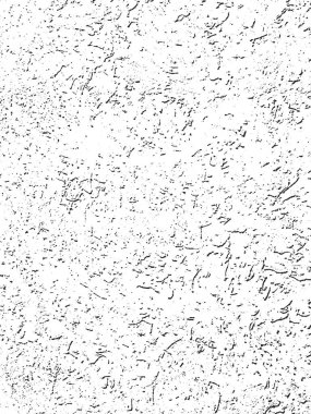 Çatlamış beton, taş ya da asfaltın sıkıntılı örtülü dokusu. Grunge 'un arka planı. soyut yarım ton vektör çizimi