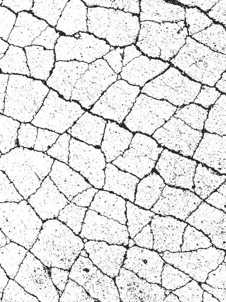 Texture Recouvrement Détériorée Béton Fissuré Pierre Asphalte Arrière Plan Grunge — Image vectorielle